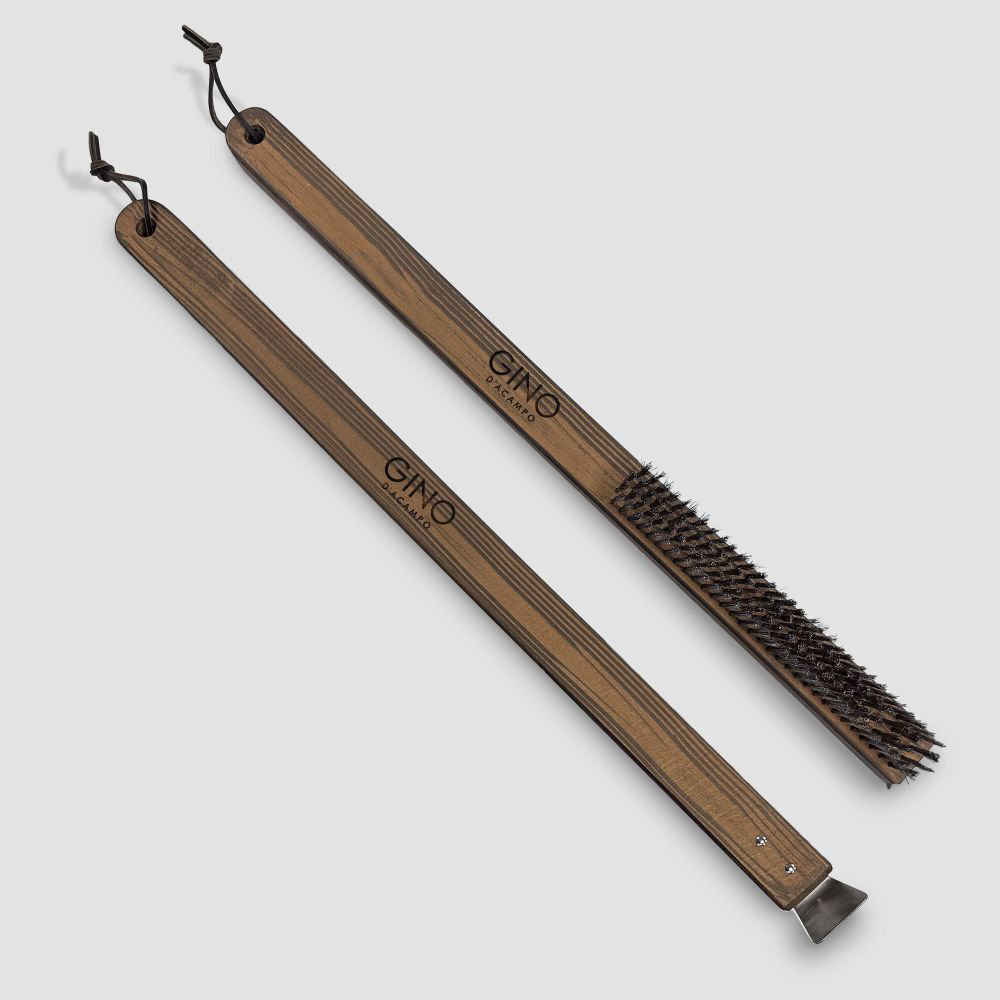 Gino Wooden Handle Wire Brush - Image 2