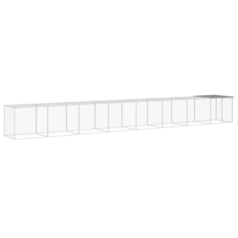 Jeffersonville Chicken Coop, 90cm H x 803cm W x 98cm D, Light Grey
