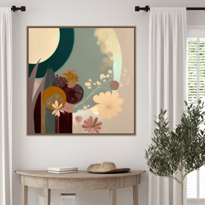 Modern Swift by Bella Eve Framed Canvas Wall Art Print