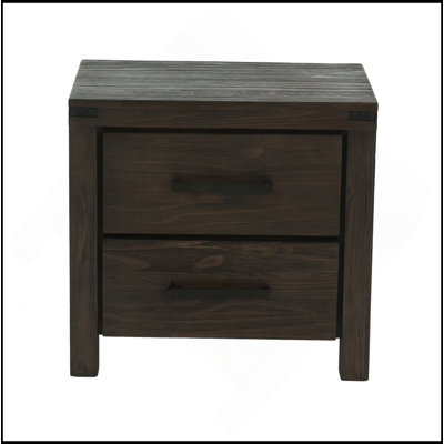 Bedroom Furniture Simple Nightstand Drawers Bed Side Table Solidwood