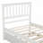Modern Bed, Platform Bed With Trundle