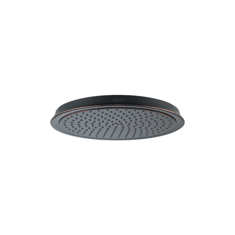 hansgrohe Raindance Classic Showerhead 240 1-Jet PowderRain, 2.5 GPM, Rubbed Bronze