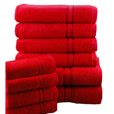 Cleymans Terrycloth Bath Towels - Set of 10