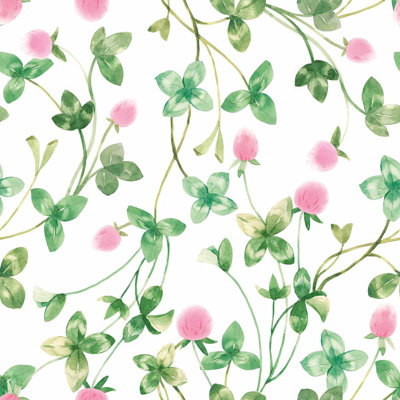 Peel & Stick Floral Tile