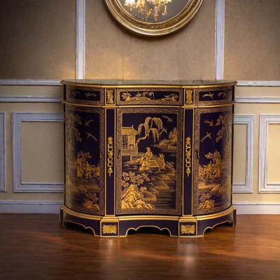Creative decorative cabinet painted accent chest by Liu