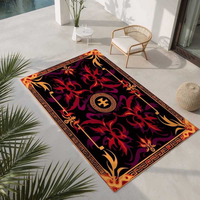 Tapis intérieur et extérieur Timeless Tapisserie, Rectangulaire 2 pi x 3 pi