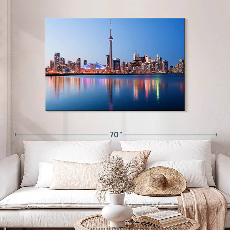 Rorry Toronto Skyline, 32" H x 48" W