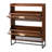 Mid-Century Fluted Shoe Cabinet With 2 Flip Drawers Freestanding Walnut Storage Organizer For Entryway Hallway And Bedroom | Gift Idea