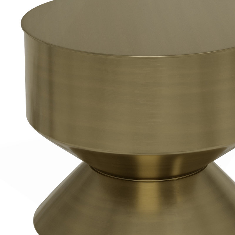 Side Table - Black / Brass