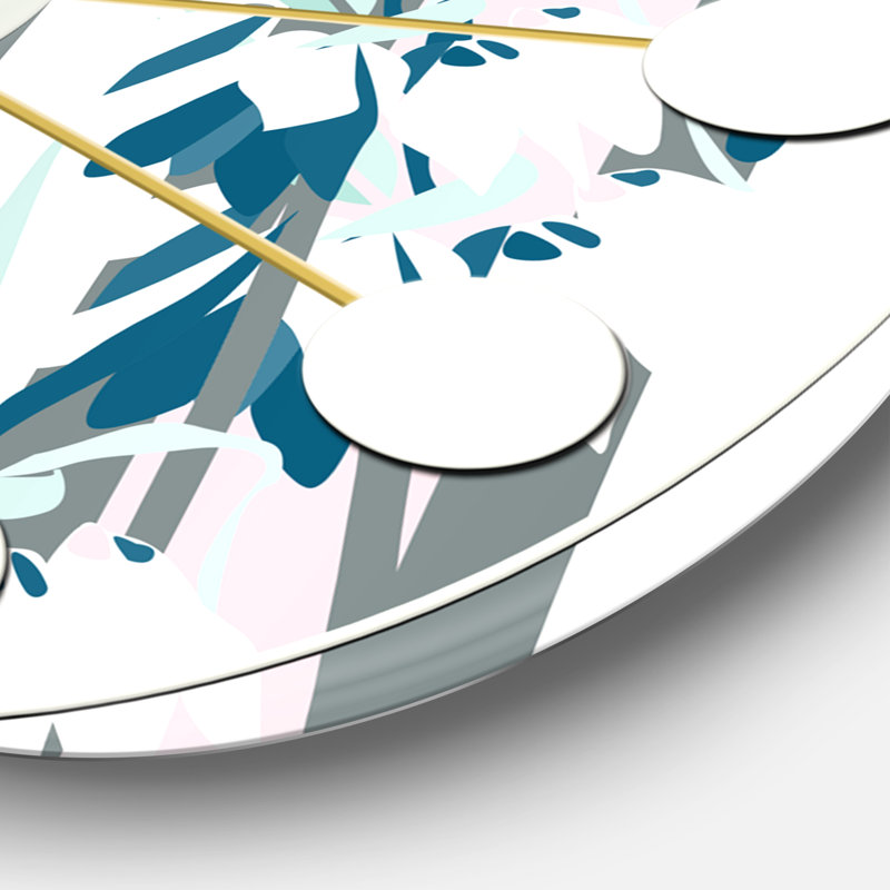 Horloge murale rétro Mid-Century, Moyenne