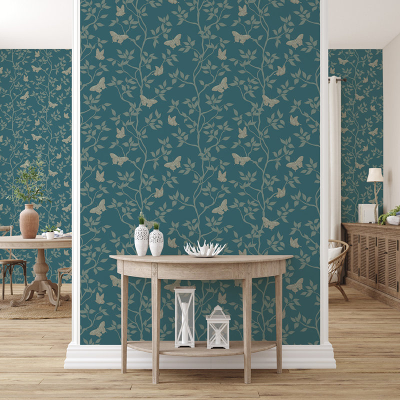 Papier peint floral Shaniyia, Épinette