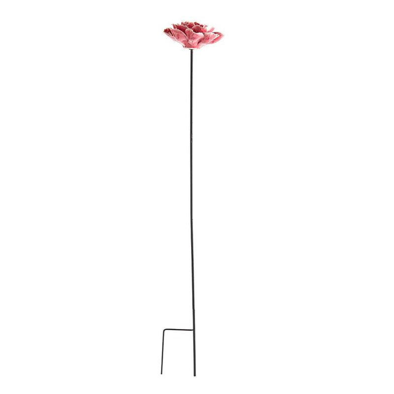 Ceramic Garden Flower Stakes, Set Of 3
