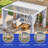 13ft x 10ft Outdoor Gazebo with Curtains