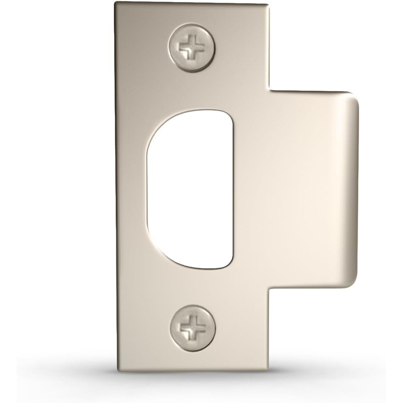 Mega Handles Standard T-Strike Plate | Durable Stainless Steel Strike Plate for Interior & Exterior Doors | Enhanced Security & Easy Installation