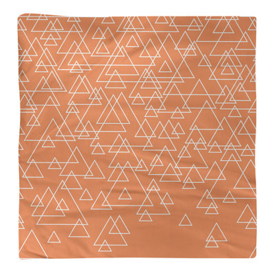Serviette en coton à triangles de dispersion