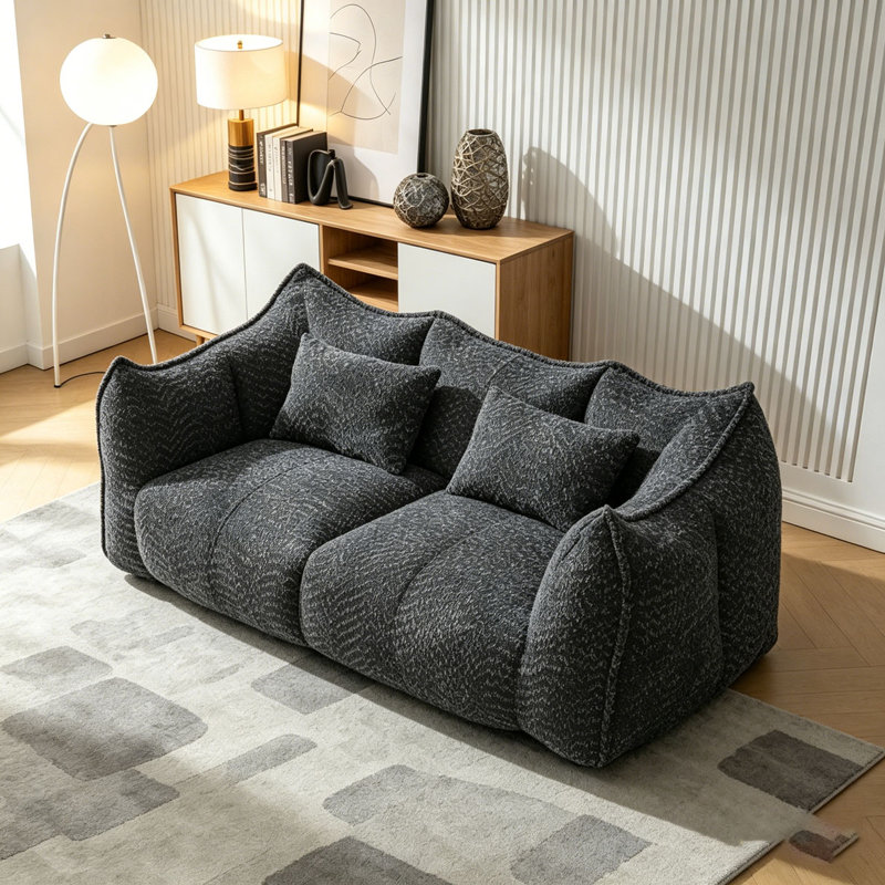 Fauteuil à billes souple, Noir