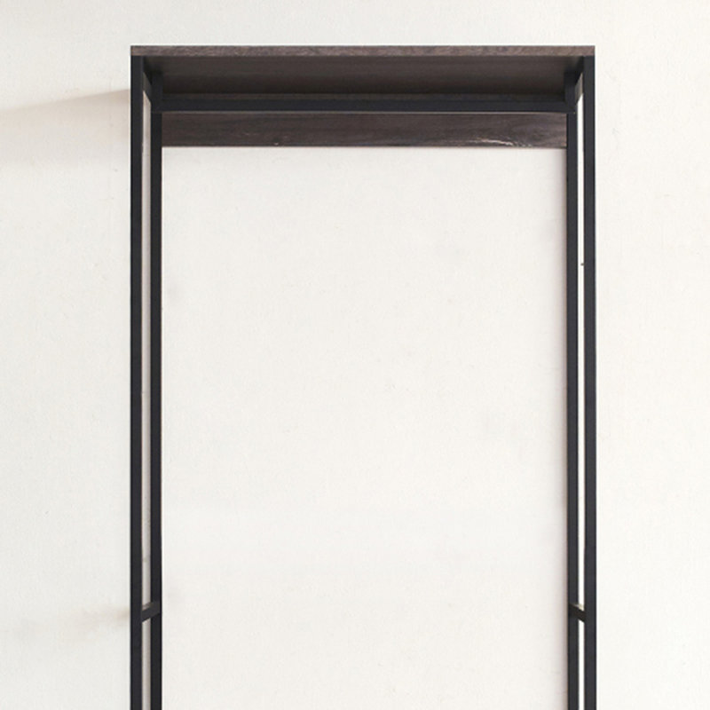 Placard en bois et métal Monica gris rustique