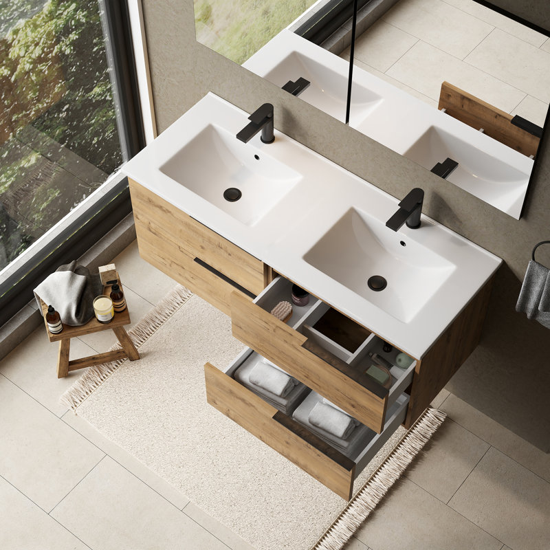 Aernout 2mm Single Bathroom Vanity with Basin