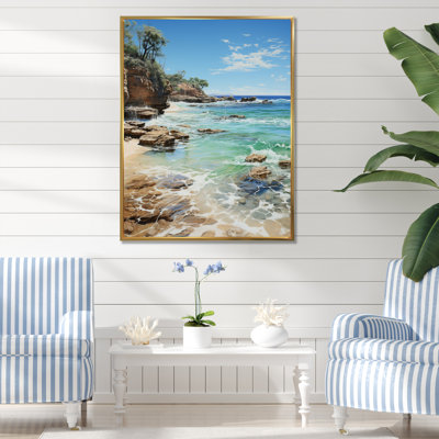 Brunsville " Beach Photo Ocean Escape V "