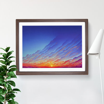 Cloudy Sunset Vol.2 - Framed Print