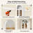 31.5"h Arch Wall Mounted Bathroom Cabinet, 