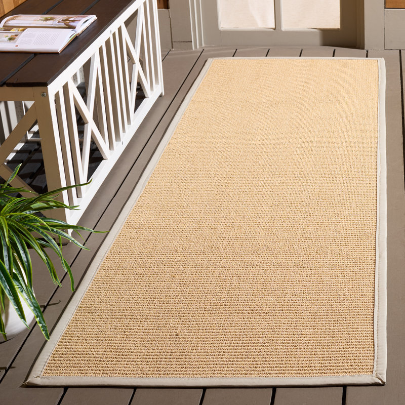 Hulene 109 Area Indoor/Outdoor Area Rug In Maize / Beige, Runner 2'6" x 8'