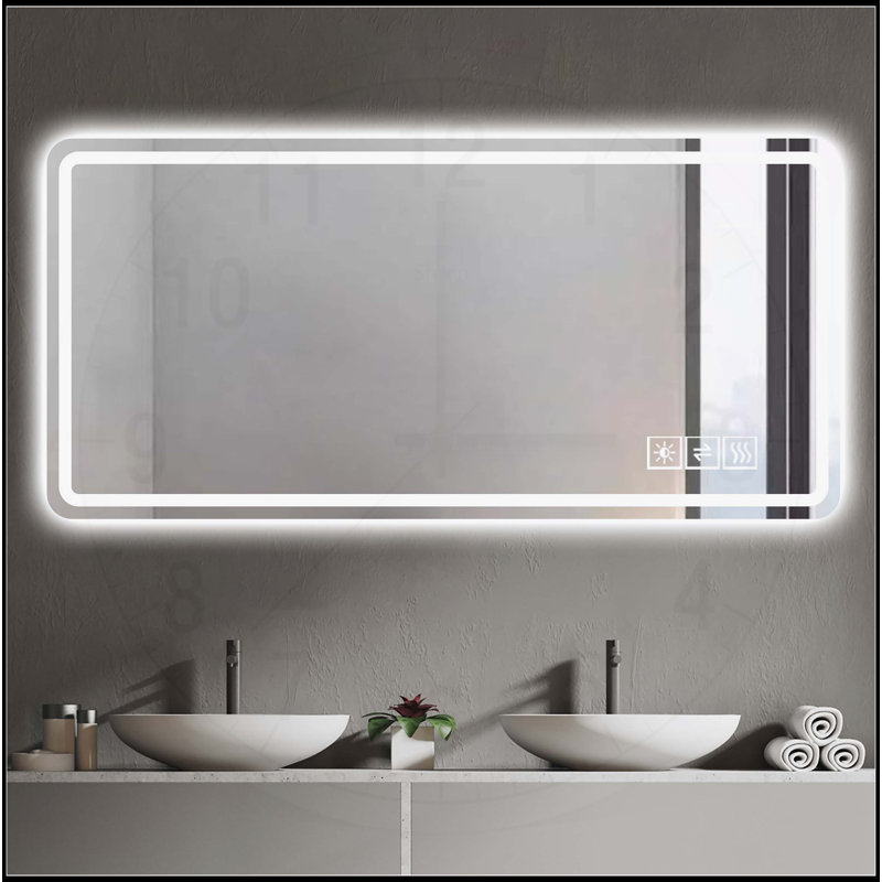 Miroir de salle de bain 28 * 60 pouces à DEL