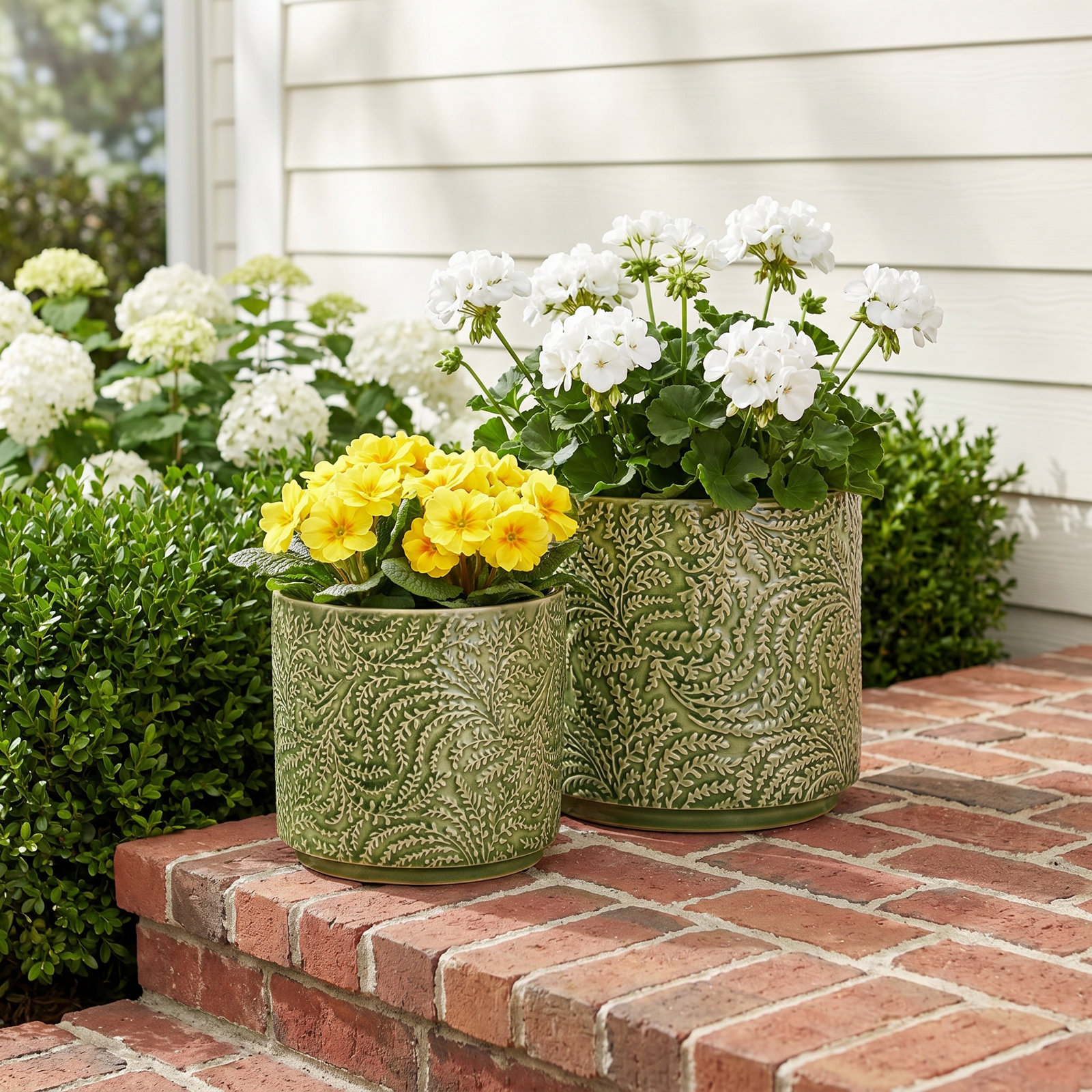 Holiday 7" Handmade Ceramic Pot Planter