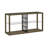 Tiznit Sofa Table w/ Floating Glass Shelves