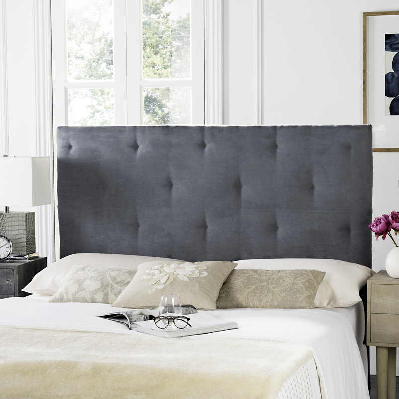 Orpington Upholstered Headboard, Full, Grey