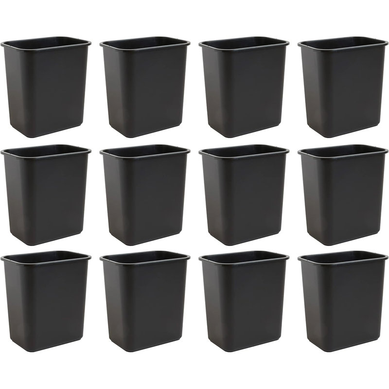 Plastic Open Waste Basket - 7 Gallons