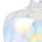 Muhedin 15‘’ Hand-Blown Glass, Kids Table Lamp with Pink Lampshade