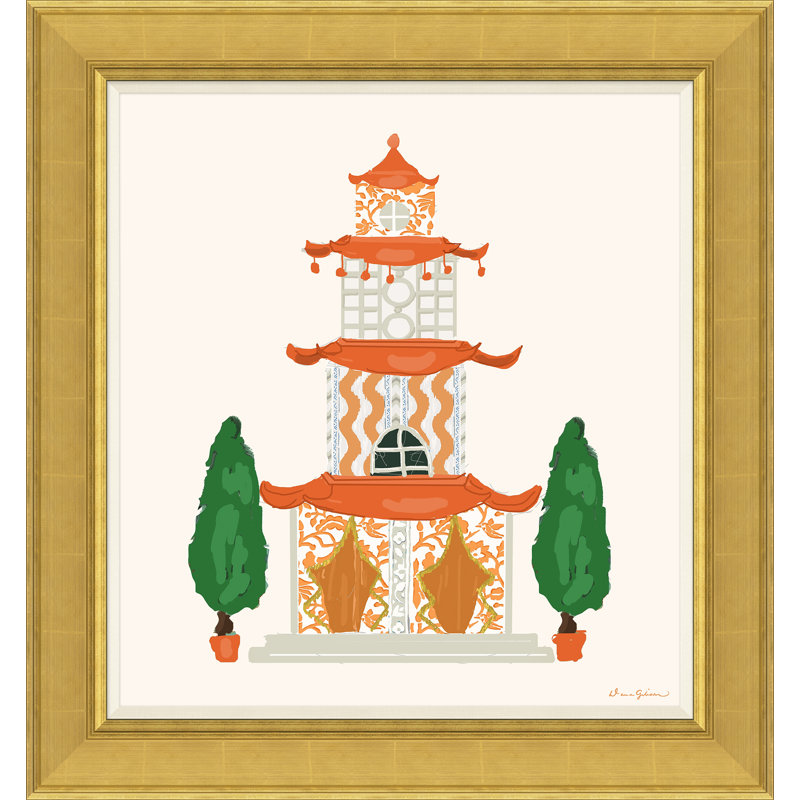 Cyprus Pagoda Print by Dana Gibson