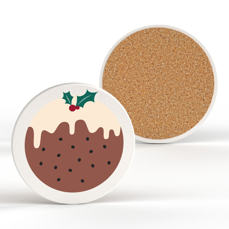 Carley Ceramic Round 1 Piece Coaster