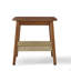 Table d'appoint 23 "avec tablette tissée, table d'appoint Boho avec rangement, tables de chevet, petite table d'appoint-1609579794