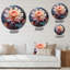 Chardarius - Horloge murale florale-1089637479