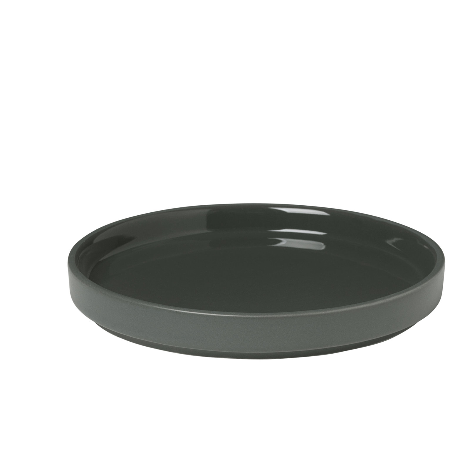 PILAR Stoneware 5.51" Bread and Butter Plate, Agave Green
