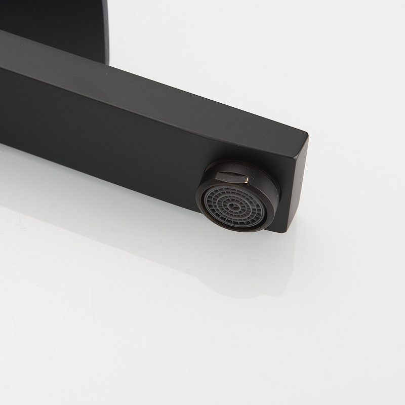 Single-Hole Single-handle Bathroom Faucet, Matte Black