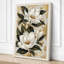 White Magnolia Bloom Botanical - Wrapped Canvas-1006828389-1006828390