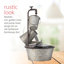 Outdoor Metal Weather Resistant Cascade Fountain