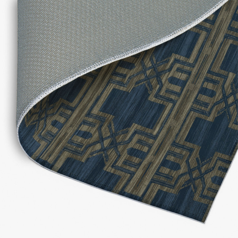 Tapis gris intérieur et extérieur Trellis, Rectangulaire 8 pi x 10 pi