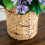 31in. Artificial Mixed Flower and Hydrangea Arrangement in Hyacinth Weave Basket