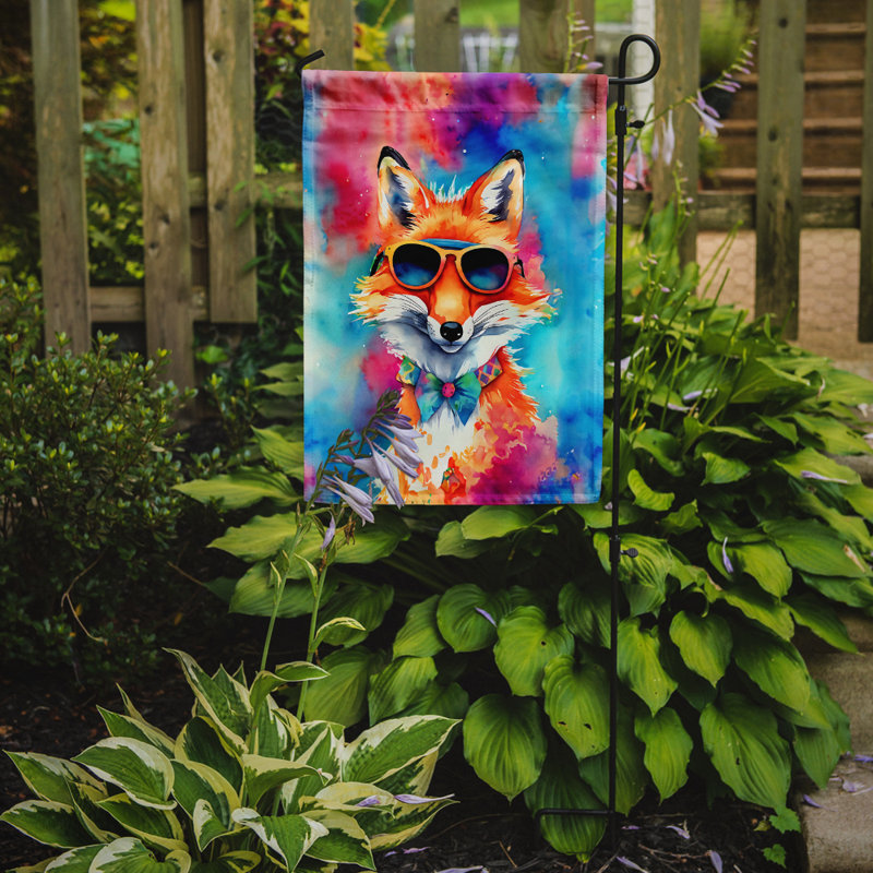 Drapeau de jardin hippie