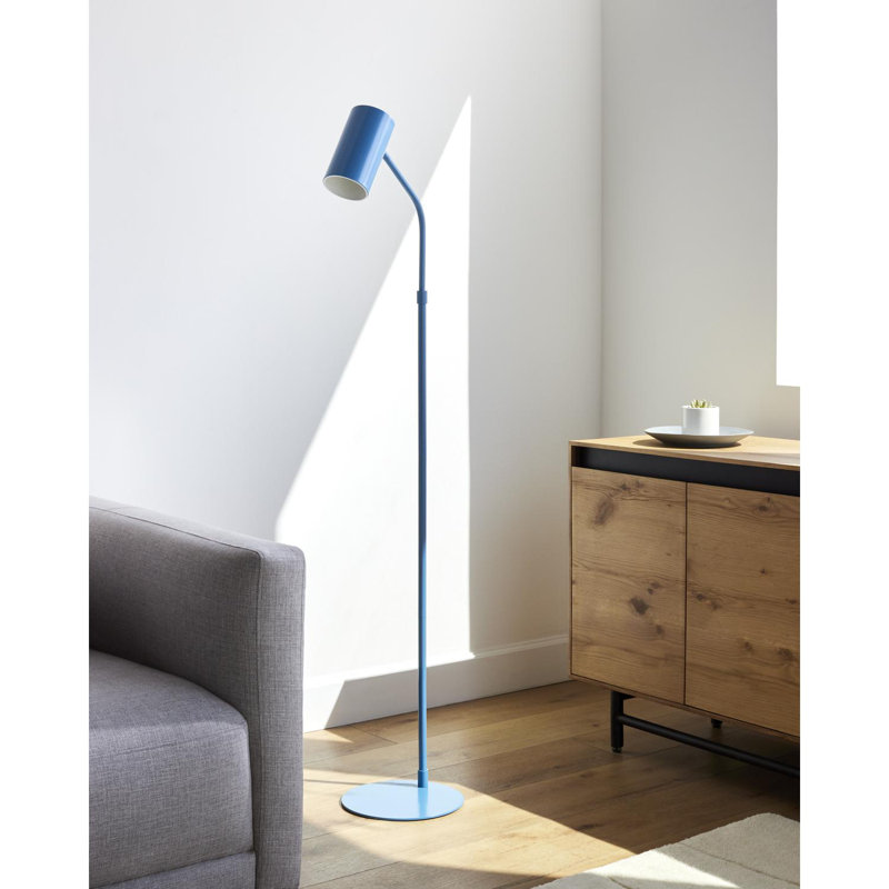 Lampe sur pied Narita, Bleu