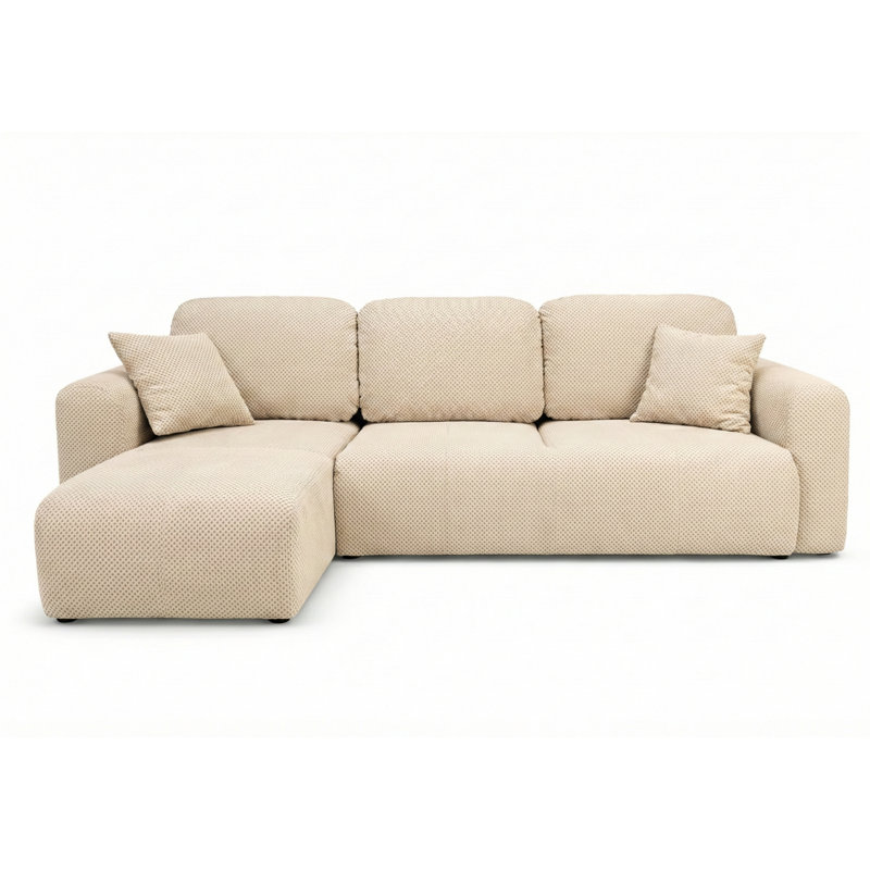 Safila 3 Seater Sofa Bed, Left Hand Facing Corner Sofa