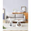 Ensemble de 2 tables basses rondes avec plateau en marbre et base en acier avec 2 lits pour chat multifonctionnels et élégants