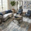 Tapis gris / bleu Celso-765954129