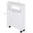 6.25" X 20.5" X 28.25" Wood Rolling Narrow Bathroom Side Storage Cabinet-19837896