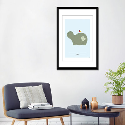 « hippopotame », impression sur toile tendue