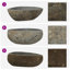 Lily Manor 45mm L x 45mm W Light Grey River Stone Oval Sink